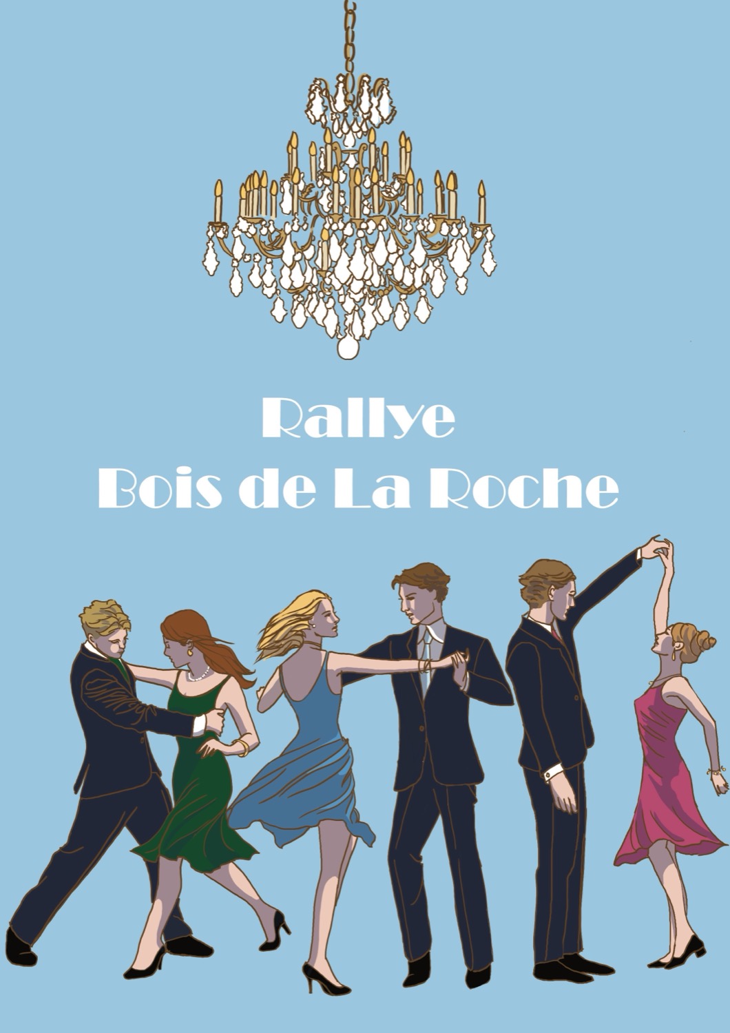Invitation rallye illustrée